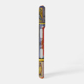 MEDIEVAL BESTIARY,BLACK HEDGEHOG KING and ANIMALS  iPhone 16ケース (右側面)