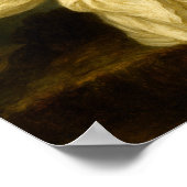 Medieval Castle Woman With Lyre ポスター (角)