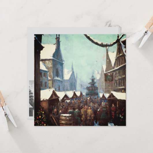 Medieval Christmas Market カード (正面/裏面インサイチュ)