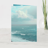 Medieval Cottage on a Cliff カード (裏面)