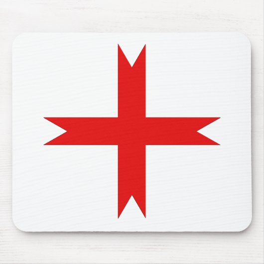 Medieval Cross of the Knights Templar マウスパッド (正面)