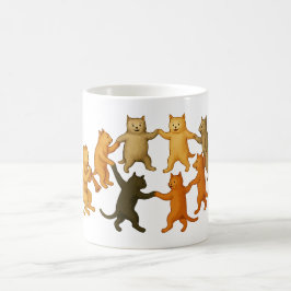 Medieval Dancing Cats Mug | Vintage Marginalia Man コーヒーマグカップ