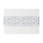 Medieval Fantasy Frame Blue Gold Etching Wedding 招待状ベリーバンド (裏面例)