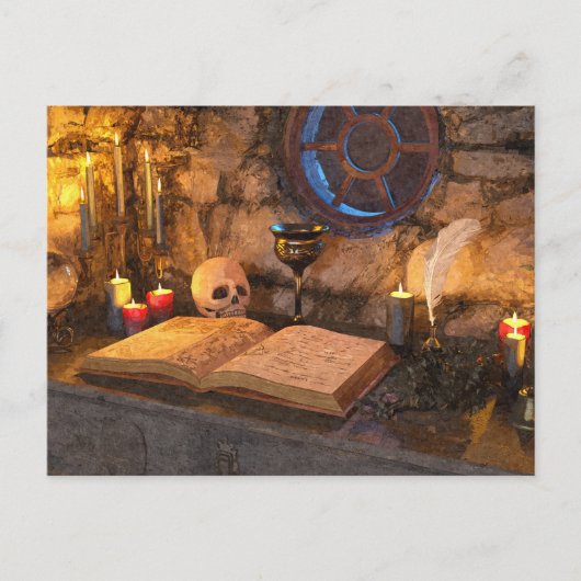 Medieval Fantasy Wizard's Study シーズンポストカード (正面)