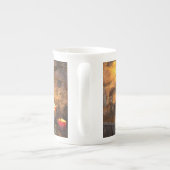 Medieval Fantasy Wizard's Study ボーンチャイナマグカップ (裏面)