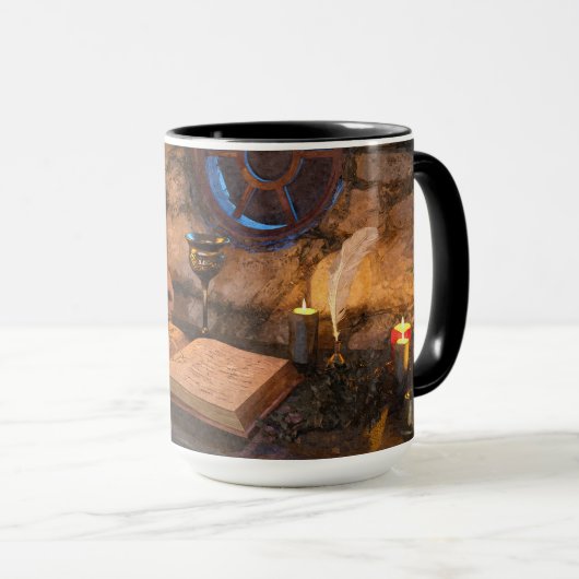 Medieval Fantasy Wizard's Study マグカップ (正面右)
