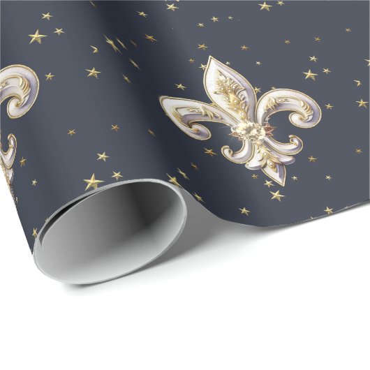 Medieval Fleur-de-Lis Wrapping Paper ラッピングペーパー (ロールコーナー)