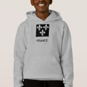 Medieval France Heraldic Print Monochromatic Art (正面)