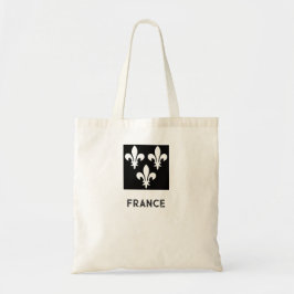 Medieval France Heraldic Print Monochromatic Art トートバッグ