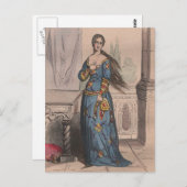 Medieval French Costume Under Charles VI  ポストカード (正面/裏面)