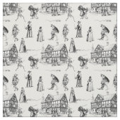 medieval gothic plague doctor skeleton toile ファブリック (見本)