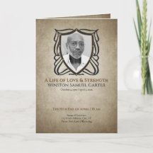 Medieval‑Inspired Shield 5 Photo Collage Funeral