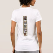 Medieval‑Inspired Shield 5 Photo Collage Memorial Tシャツ (裏面)
