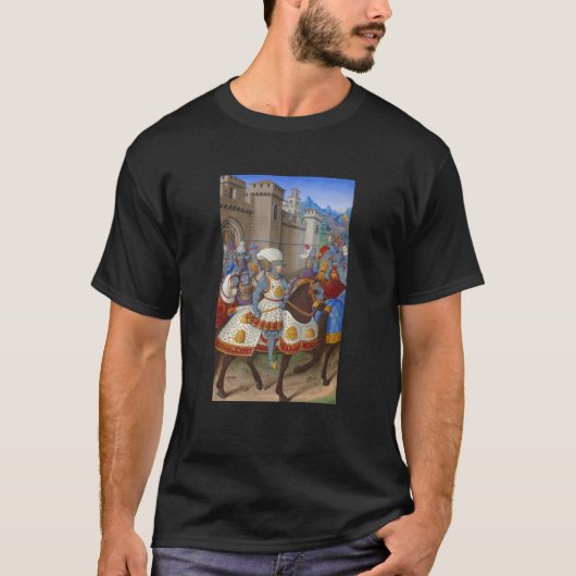 Medieval King of France Louis XII Le Voyage de Gên Tシャツ (正面)