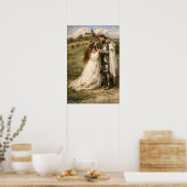 Medieval Knight, Castle & Princess ポスター (キッチン)