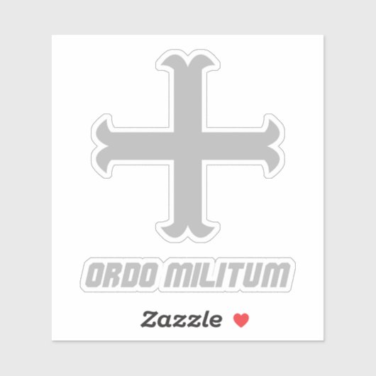 Medieval Knight Cross Emblem シール (シート)