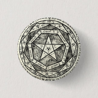 Medieval pentagram 缶バッジ