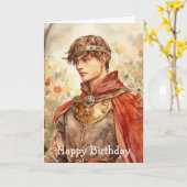 Medieval Prince カード (黄色い花)