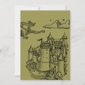 Medieval Princess Last Quest Bachelorette 招待状 (裏面)