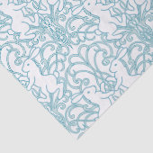 Medieval Rabbit Art Nouveau Botanical pattern 薄葉紙 (詳細)