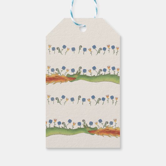 Medieval Ren Faire dragon ギフトタグ (裏面)