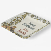 Medieval Renaissance King Birthday ペーパープレート (傾斜あり)