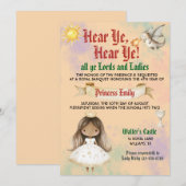 Medieval Royal Princess Birthday Invitation 招待状 (正面/裏面)