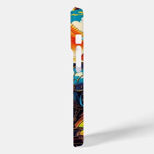 "Medieval Warrior Fish – Fantasy Battle Art" Case-Mate iPhoneケース (裏面 / 左)