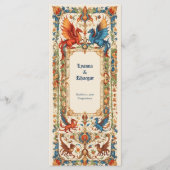 Medieval Wedding, Ancient Manuscript メニュー (正面)