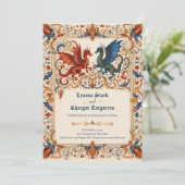 Medieval Wedding Invitation, Ancient Manuscript 招待状 (スタンド正面)