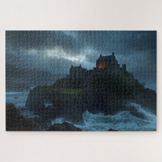 Medieval Welsh Castle Jigsaw Puzzle ジグソーパズル (横)