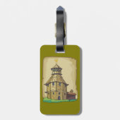 Medieval Wooden Watchtower and Fortress ラゲッジタグ (裏面縦)