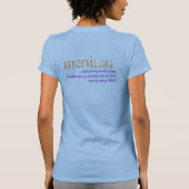 Medilag-DSF-02: 女性タンクトップ(合う) Tシャツ (裏面)