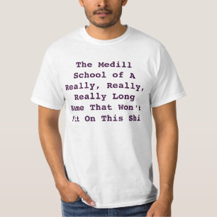 Medill: 実際に実際に実際に tシャツ