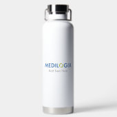 MEDILOGIX 32 ozウォーターボトル文字 ウォーターボトル (背面)