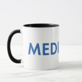 MEDILOGIX Coffee Mug Wrap文字標準ロゴ マグカップ (左)