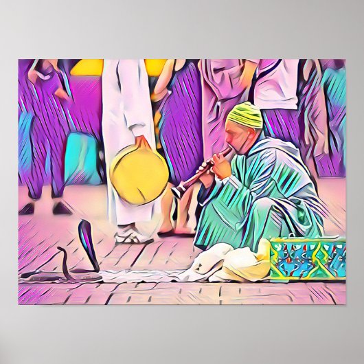 Medina Mystique – マラケシュのスネークチャマー ポスター (正面)