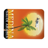 Medina Saudi Arabia旅行ポスター マグネット (横)