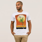 Medina Saudi Arabia旅行ポスター Tシャツ (正面フル)