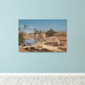 Medinet ElFayoumの眺め キャンバスプリント (インサイチュ (ウッドフロア))