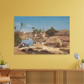 Medinet ElFayoumの眺め キャンバスプリント (インサイチュ (リビング))