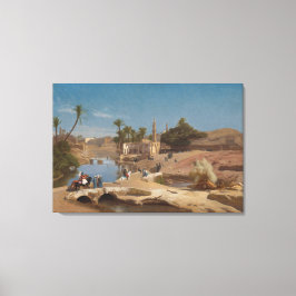 Medinet ElFayoumの眺め キャンバスプリント
