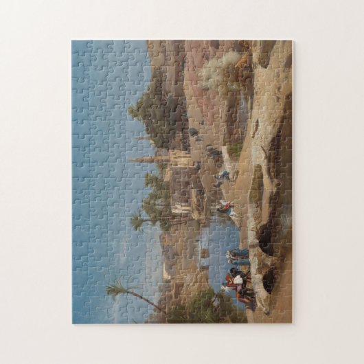 Medinet ElFayoumの眺め ジグソーパズル (縦)