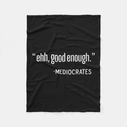 Mediocrates おもしろ哲学者、哲学の引用 パ フリースブランケット (正面)