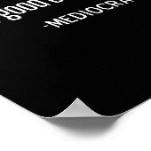 Mediocrates Funny Philosopher, Philosophy Quote Pu ポスター (角)