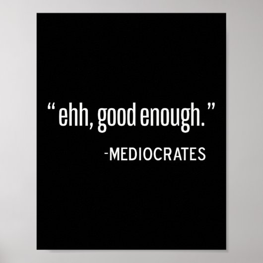 Mediocrates Funny Philosopher, Philosophy Quote Pu ポスター (正面)