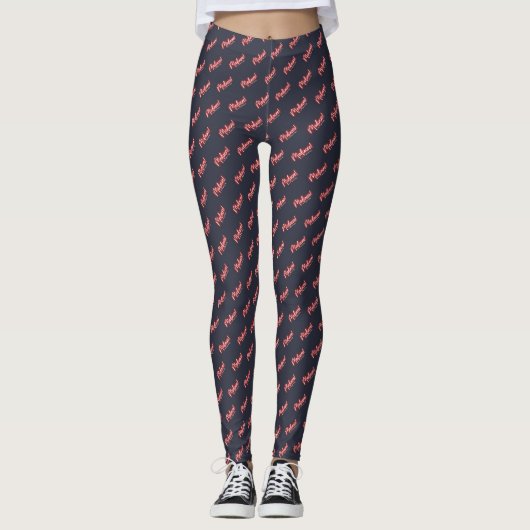 Mediocre! All over print leggings レギンス (正面)