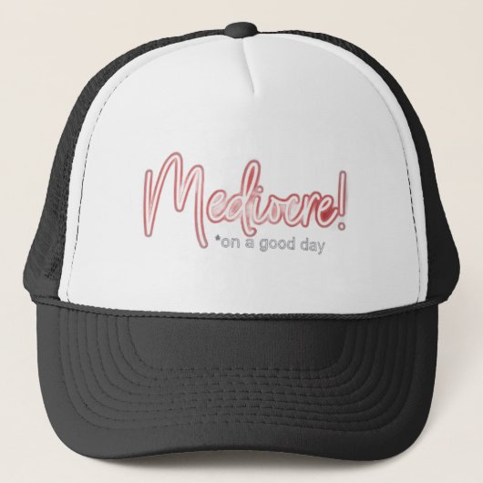 Mediocre! Baseball Hats キャップ (正面)