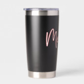 Mediocre! stainless steel thermal water bottle 保温保冷タンブラー (右面)