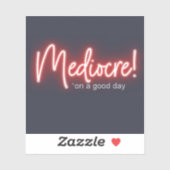 Mediocre! stickers シール (シート)